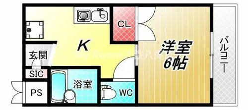 セントユース【1階】の間取り