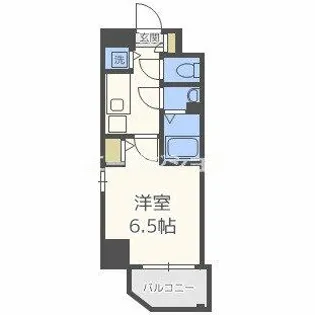 エスリード難波セントラル【4階】の間取り