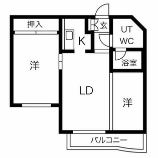 グランメール弘道館第1【4階】の間取り