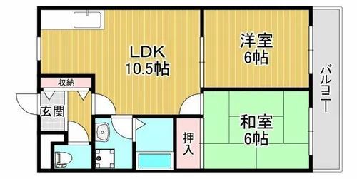 るみなすみくに【4階】の間取り