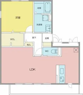 ハピネス大圦【203号室】の間取り
