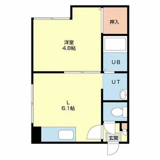 北海道札幌市北区北二十九条西14丁目【アパート】の間取り