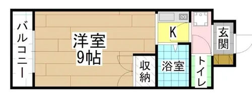 福岡県北九州市門司区東新町2丁目【マンション】の間取り