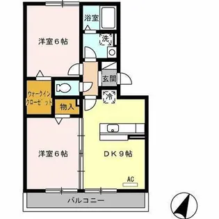 アウスレーゼ【2階】の間取り