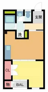 光南荘マンション【4階】の間取り