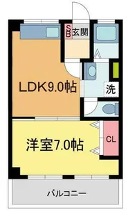 ハイツ77【2-203号室】の間取り