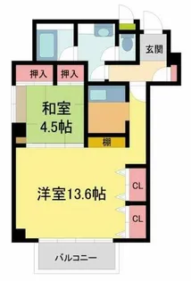 ルーア芦屋【307号室】の間取り