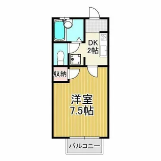サンヒルズ黒笹いずみ【20号室】の間取り