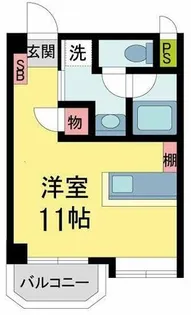 WAKOビル【4階】の間取り