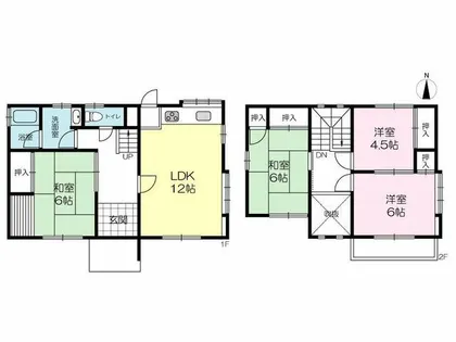 兵庫県たつの市新宮町井野原【一戸建】の間取り