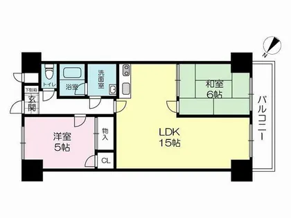 アピア安富A507号室【A507号室】の間取り