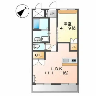 プランドール・アムール SY【1階】の間取り