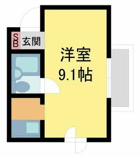 ダイドーメゾン西宮北口【308号室】の間取り