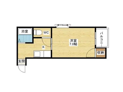 メゾンドエスポアールⅡ番館【3階】の間取り