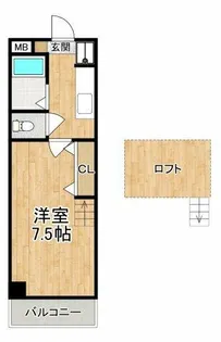 メゾンアリエス【5階】の間取り