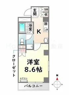 ル パサージュ【2階】の間取り