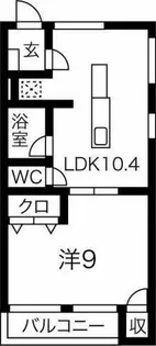 第3ハイツ志津【2階】の間取り