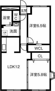 ファミーユ・エネ【203号室】の間取り