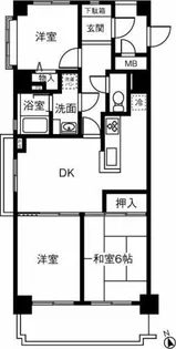 グローリアス小牧第5【601号室】の間取り