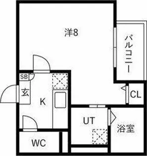 Jack meitokuⅠ【2階】の間取り