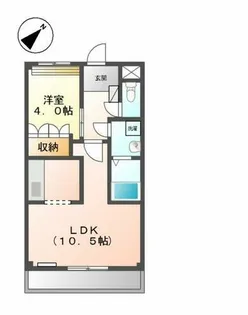 ブルーサンズロック【3階】の間取り