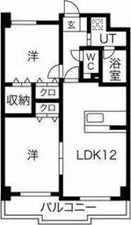 ヴィラヴェール【305号室】の間取り