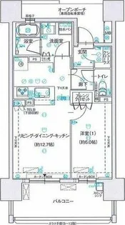 ファミリアーレ尾頭橋レジデンス【7階】の間取り