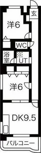 ステージM【403号室】の間取り