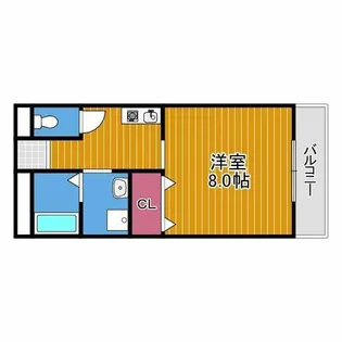 ラ・フォーレ本町【1階】の間取り