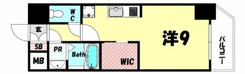 ファーストフィオーレ神戸元町ディモーラ【4階】の間取り