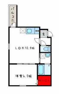 フジパレス花園中央公園南Ⅰ番館【3階】の間取り