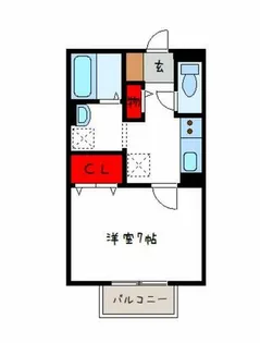 サンクレール志紀【2階】の間取り