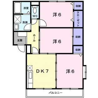 アーバンハウス鴨川【2階】の間取り