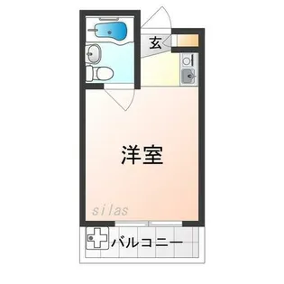 シャルマンフジ大体大【4階】の間取り