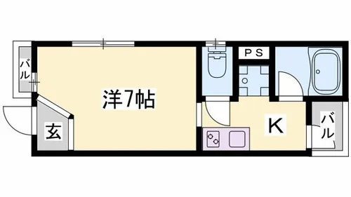 WITH ROSE 姫路駅南【742号室】の間取り