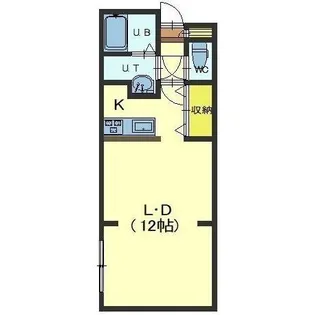 ダイワパレス富岡【305号室】の間取り