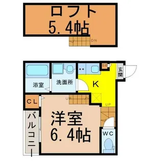 Cathbharr車道(カフヴァール車道)【2階】の間取り