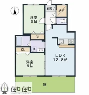 グランシャリオ【1階】の間取り