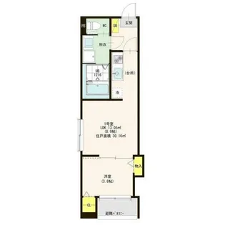 ハーモニーテラス切戸町II【2階】の間取り