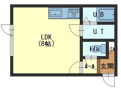 プランドル【3-D号室】の間取り