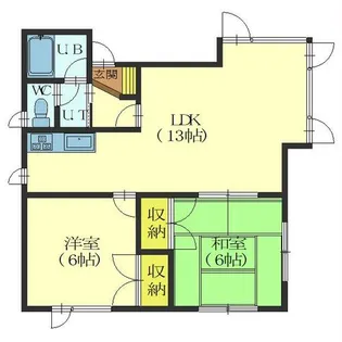 エコーマンションNo.1【101号室】の間取り
