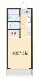 ワイズ弐番館【1階】の間取り