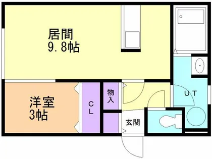 Residence HINODEⅡ【303号室】の間取り