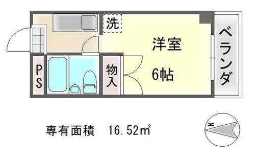 アメニティ聖護院【2階】の間取り