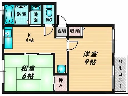 シティハイムローレル【2階】の間取り