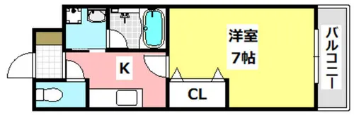 ベルダージ21【302号室】の間取り