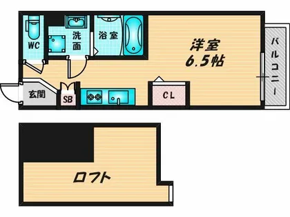 アイディアル若草【1階】の間取り