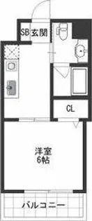 プロビデンス栄南【5階】の間取り