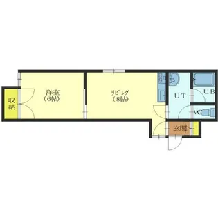 パレドール弐番館【207号室】の間取り