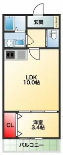 F style浜寺石津町西 3号館【203号室】の間取り